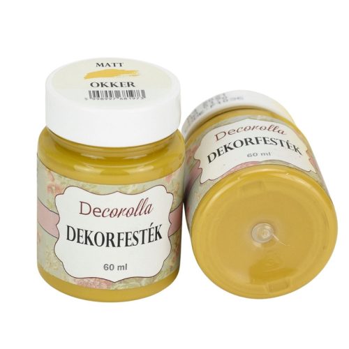 Decorolla matt dekorfesték 60ml  okker
