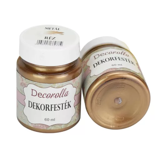 Decorolla metál dekorfesték 60ml réz