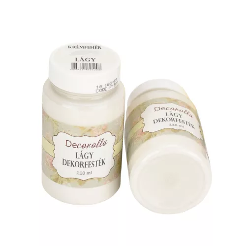 Decorolla lágy dekorfesték 110ml  krémfehér