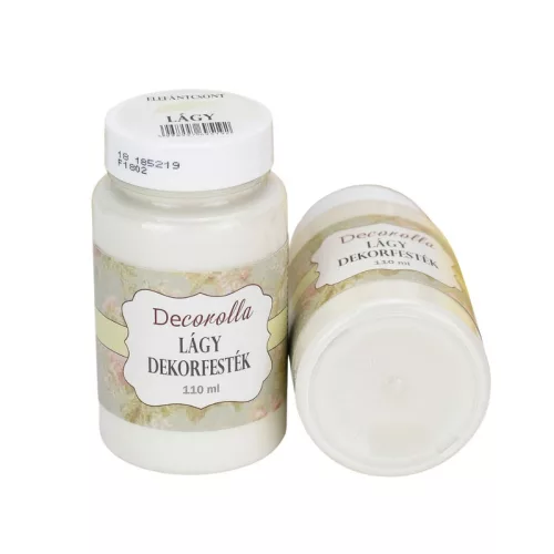 Decorolla lágy dekorfesték 110ml  elefántcsont
