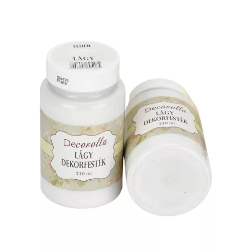 Decorolla lágy dekorfesték 110ml  fehér