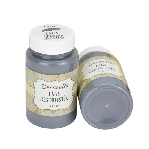 Decorolla lágy dekorfesték 110ml  grafit