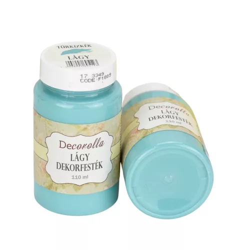 Decorolla lágy dekorfesték 110ml  türkizkék