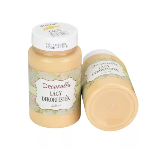 Decorolla lágy dekorfesték 110ml  mandarin