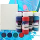 Pouring festék szett 4x60ml, 2db vászon táblával 10x15cm 36/#