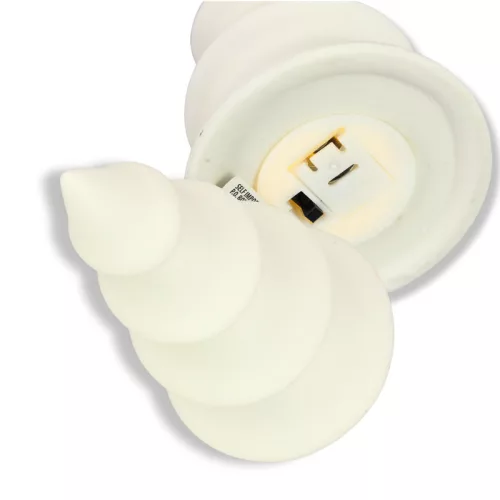 Világító porcelán fenyő 13cm