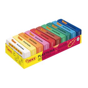 Plastilina tálca gyurma 10x50g válogatott színekben