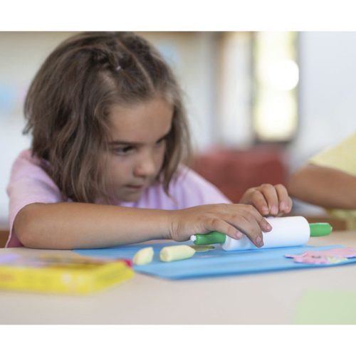 Plastilina tálca gyurma 6x50g válogatott pasztell színekben