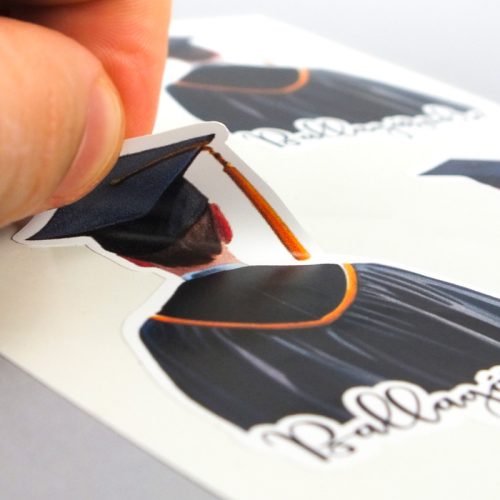 Matrica - ballagásodra fiú 6db/lap