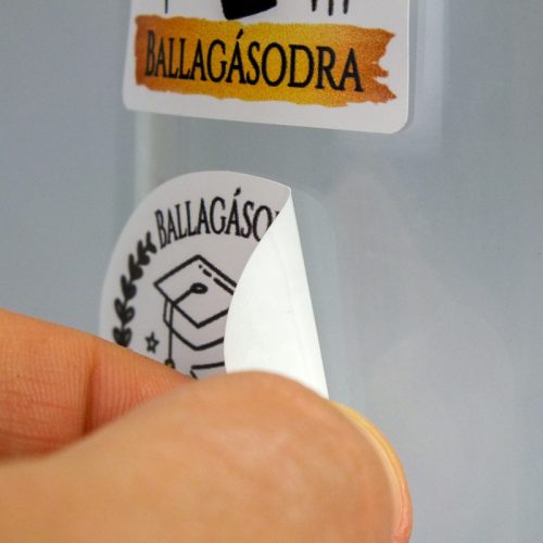 Matrica - ballagási fekete-arany vegyes 18db/lap