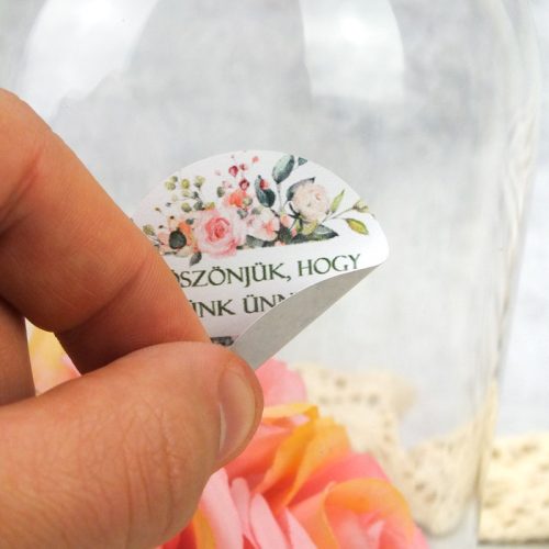 Matrica - köszönjük, hogy velünk... 15db/lap