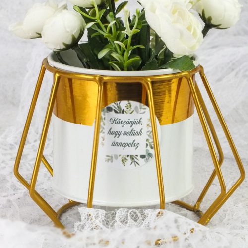 Matrica - köszönjük, hogy velünk... - zöld leveles 15db/lap