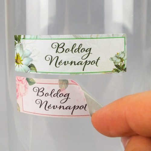 Matrica - Boldog névnapot virágos matrica 20db/lap