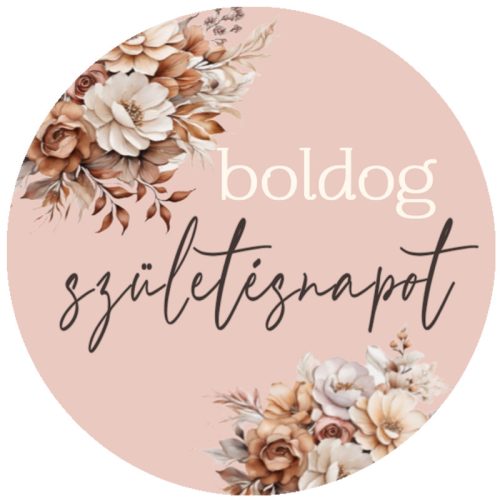 Matrica - Boldog születésnapot 3 forma 15db/lap