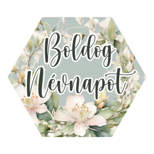 Matrica - Boldog névnapot 3 forma 15db/lap