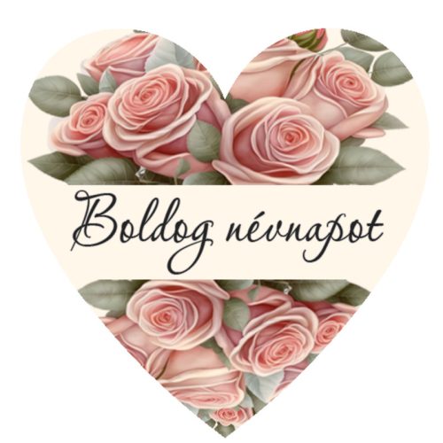 Matrica - Boldog névnapot 3 forma 15db/lap