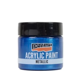 Metál akrilfesték 50ml kék
