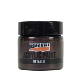 Metál akrilfesték 50ml padlizsán