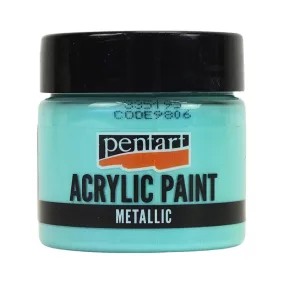 Metál akrilfesték 50ml türkiz