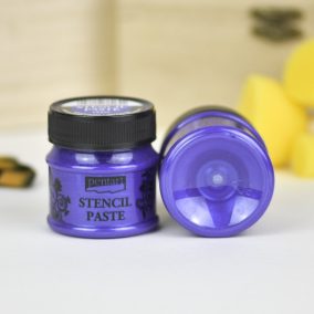 Stencilező paszta gyöngyház 50 ml ultramarin