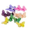  Lepke csipeszes színes - egy pöttyös 12db/doboz