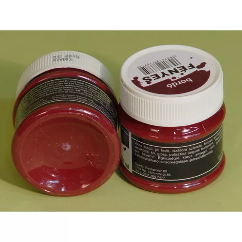 Fényes akrilfesték 50ml bordó