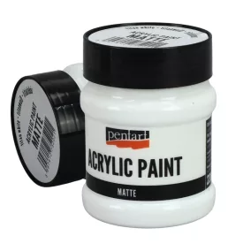 Matt akrilfesték 230ml fehér