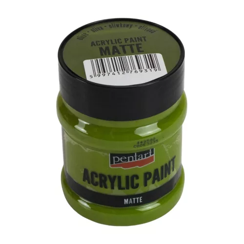 Matt akrilfesték 230ml oliva