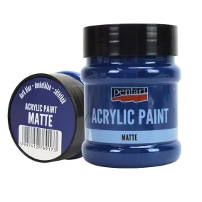 Matt akrilfesték 230ml sötétkék