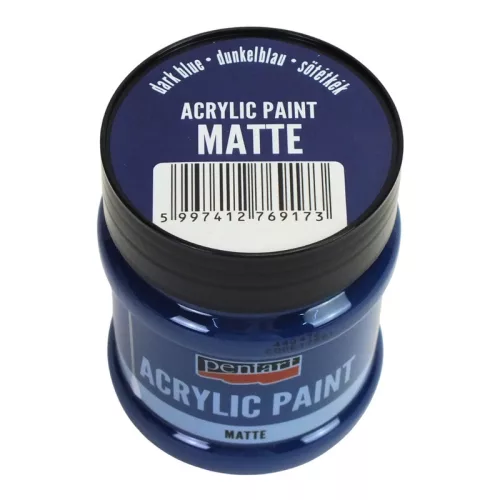 Matt akrilfesték 230ml sötétkék