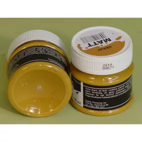 Matt akrilfesték 50ml okker