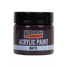 Matt akrilfesték 50ml padlizsán