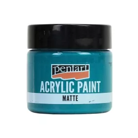 Matt akrilfesték 50ml türkizkék