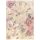 A4 dekupázs rízspapír shabby rose