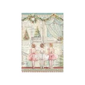 A4 dekupázs rizspapír diótörő balett