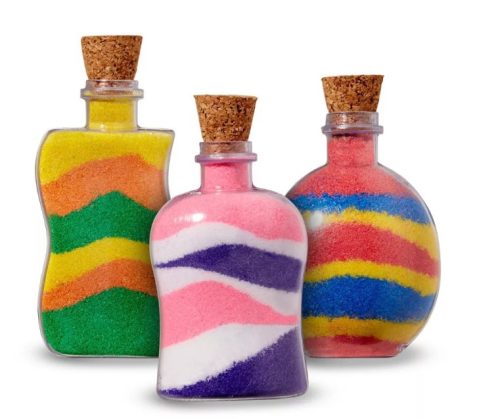 Melissa & Doug, kreatív játék, homok művészet, homok üvegben 4