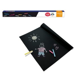 Playbox Öntapadós fekete táblafólia 5 db krétával 4