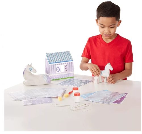 Melissa & Doug Kreatív játék, Dekupázs, lovak 6