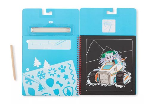 Melissa & Doug kreatív játék, képkarc, Mancs Őrjárat - Skye 4