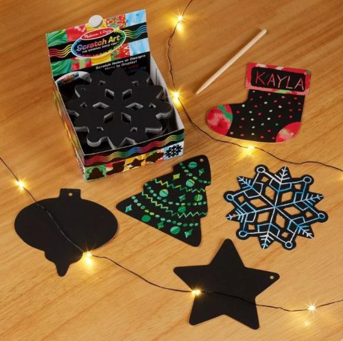 Melissa & Doug Kreatív játék, Képkarc, Mini, ünnepek 4