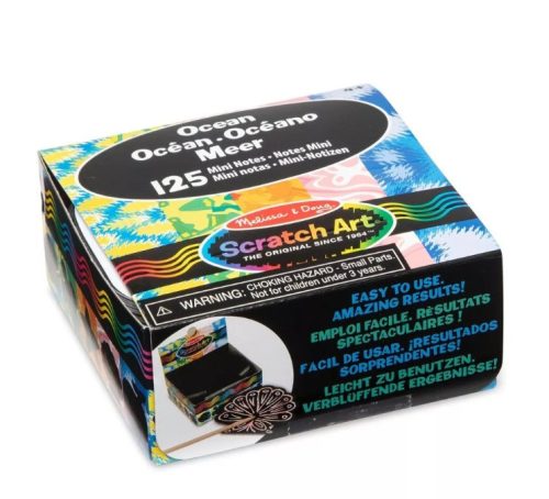 Melissa & Doug Kreatív játék, Képkarc, Mini, óceán 4