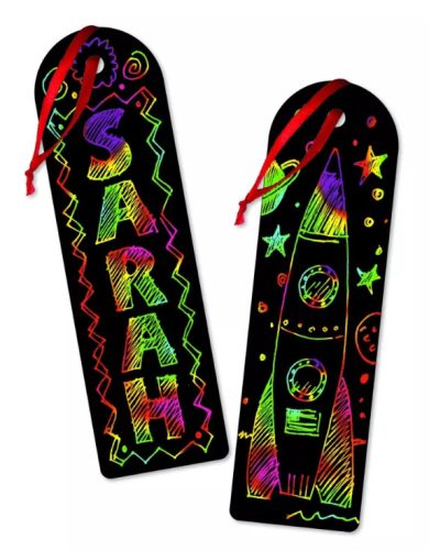 Melissa & Doug Kreatív játék, Képkarc, könyvjelzők, party szett 4 éve kortól