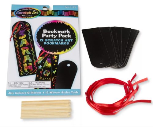 Melissa & Doug Kreatív játék, Képkarc, könyvjelzők, party szett 4 éve kortól