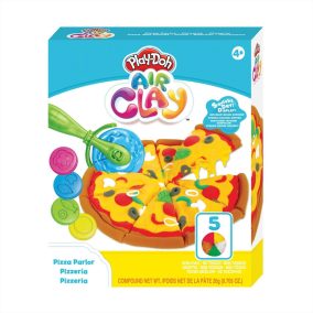   Play-Doh Air Clay levegőre száradó gyurma - pizza készítés 4