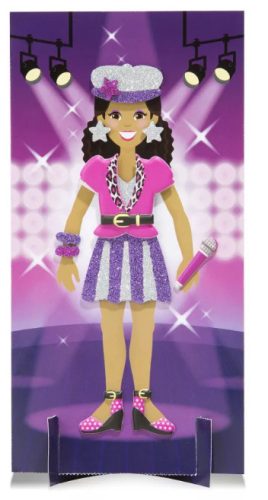 Melissa & Doug Kreatív játék, Glitter képkészítő, divat 6+ éves kortól