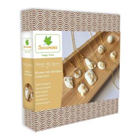   Sycomore Cement – ​​​​kreatív készlet cementből készült ékszerek készítéséhez, 12+ éveseknek 12