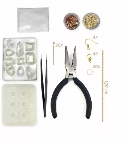 Sycomore Cement – ​​​​kreatív készlet cementből készült ékszerek készítéséhez, 12+ éveseknek 12