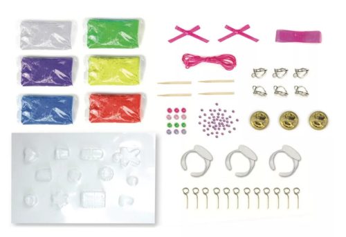 Sycomore Kis Bájos Doboz – kreatív süthető gyurma ékszerkészlet gyerekeknek, 5+ éves kortól