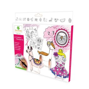   Sycomore kreatív modellező és színező készlet – Lányos téma 5