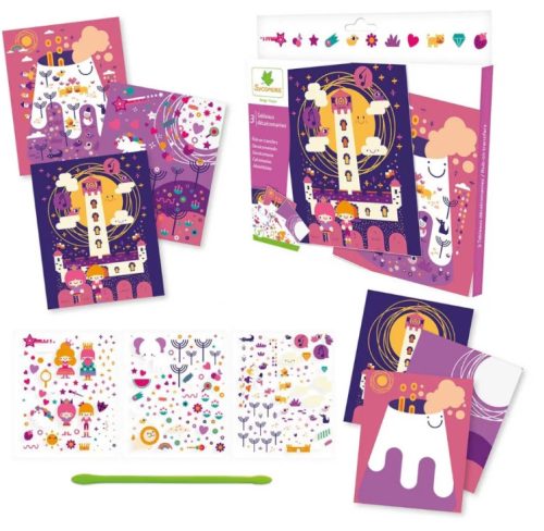 Sycomore dörzsölős matrica dekorációs készlet – mesék 4